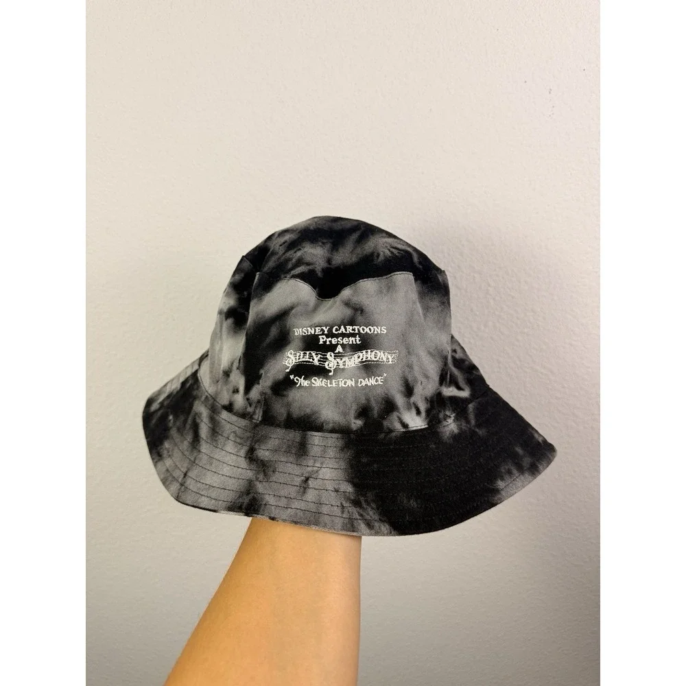 Disney Mickey Mouse Silly Symphony Skeleton Dance Bucket Hat One Size